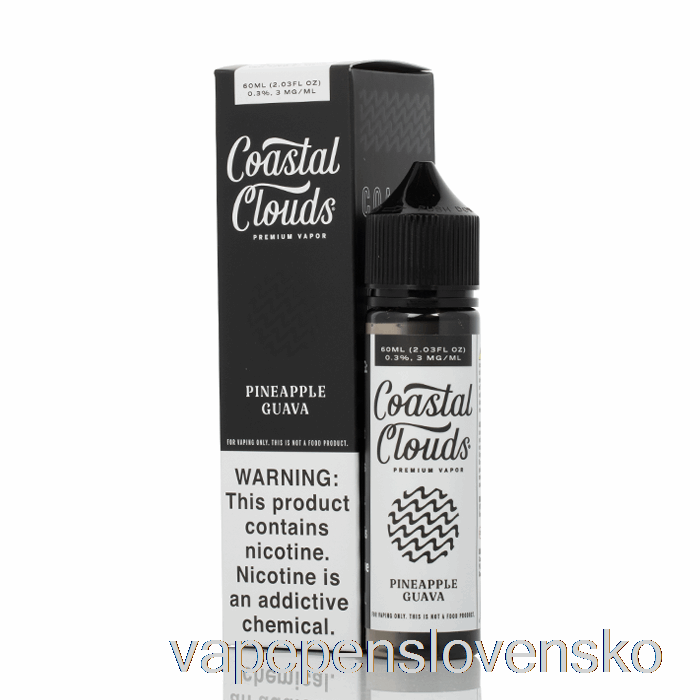 Ananásová Guava - Pobrežné Mraky čo. - 60 Ml 3 Mg Vape Bez Nikotín